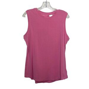 Vanmolrsa Sleeveless Tank Top 2XL Pink New Cotton Blend Summer